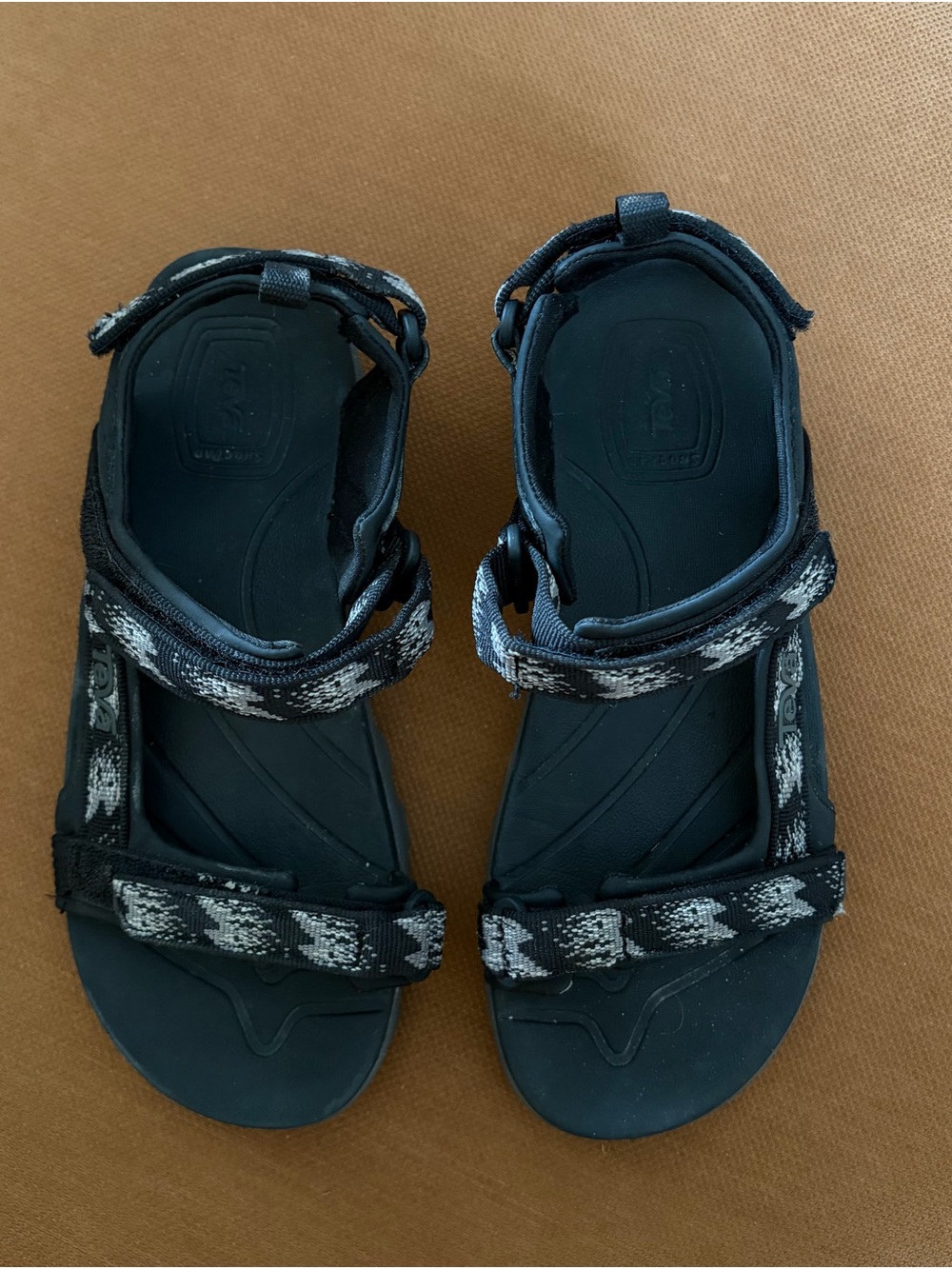 Teva Kids Black and Gray Sport Sandals - Picture 2 of 5